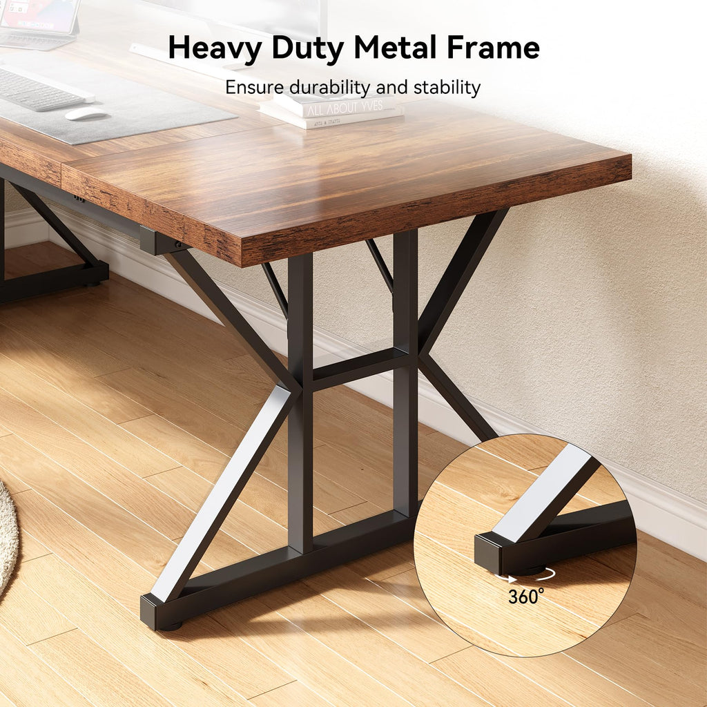 70.8-Inch Wooden Office Desk X29112