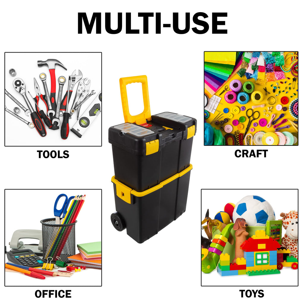 Portable Tool Box with Wheels P8461