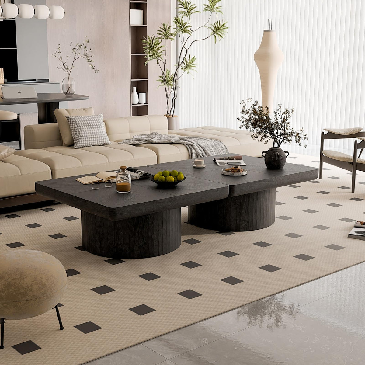 Black Square Coffee Table V41010