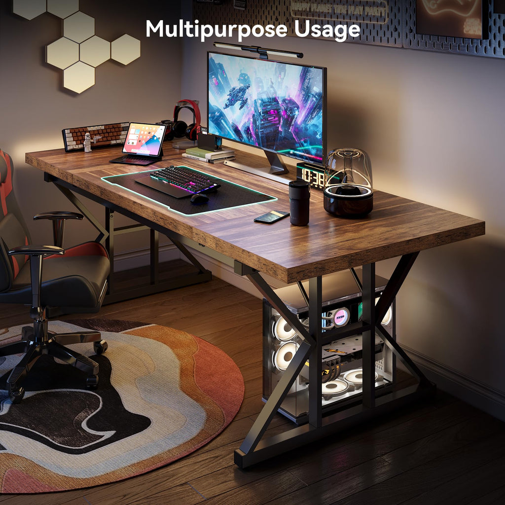 70.8-Inch Wooden Office Desk X29112