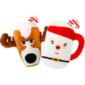 Plush Dog Chew Toy with Squeaker 2 Pcs S7309