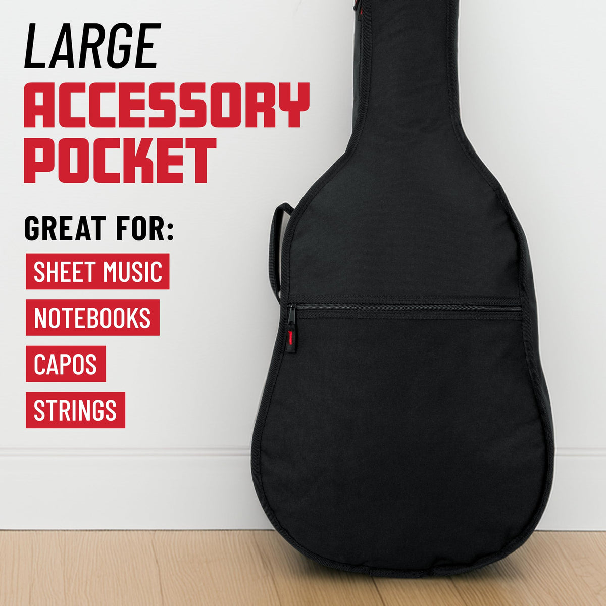 Foam Padded Acoustic Guitar Gig Bag J955764