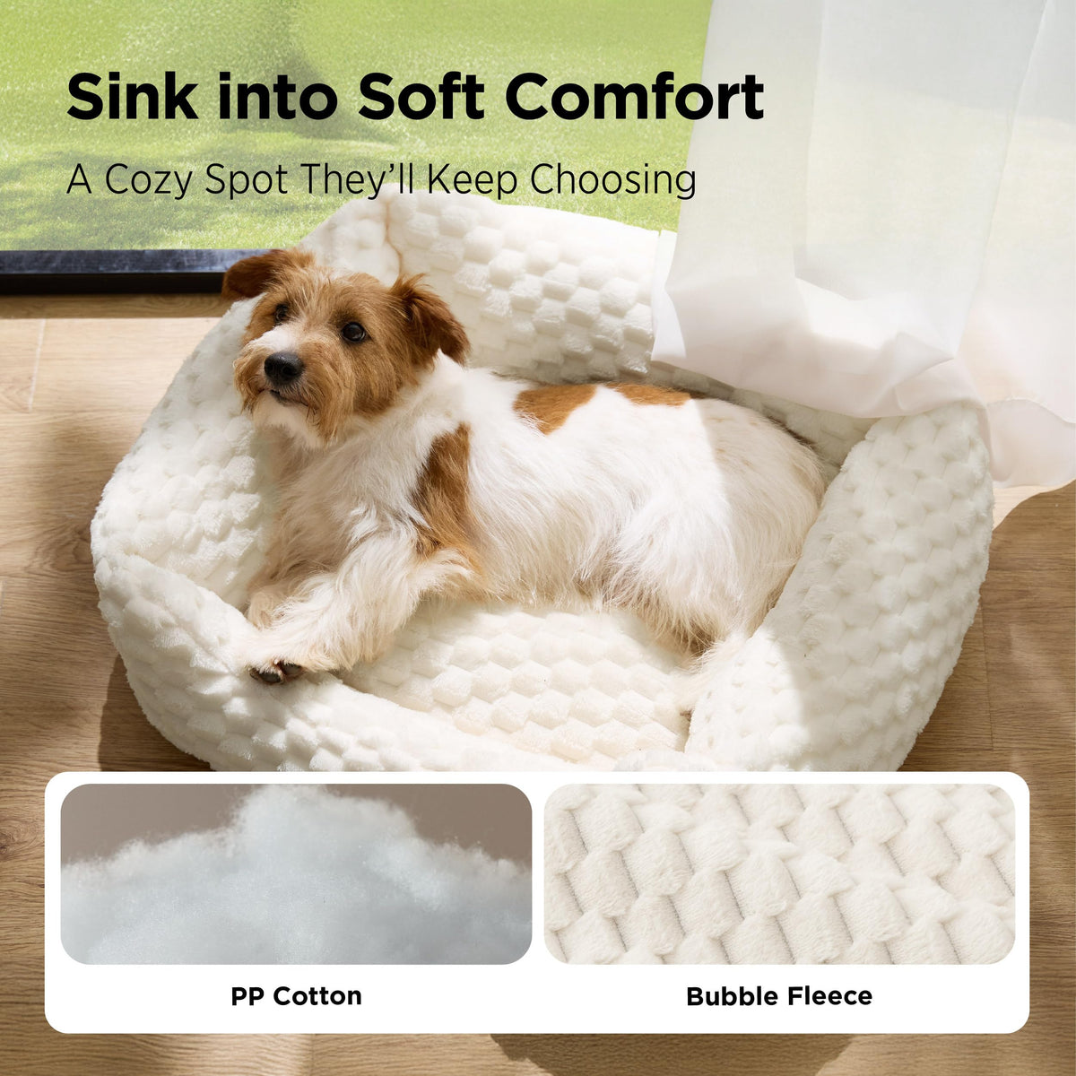 Washable Fluffy Dog Bed N60723
