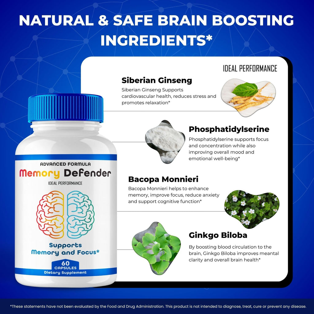 Memory Supplement Pills 5 Pack G905