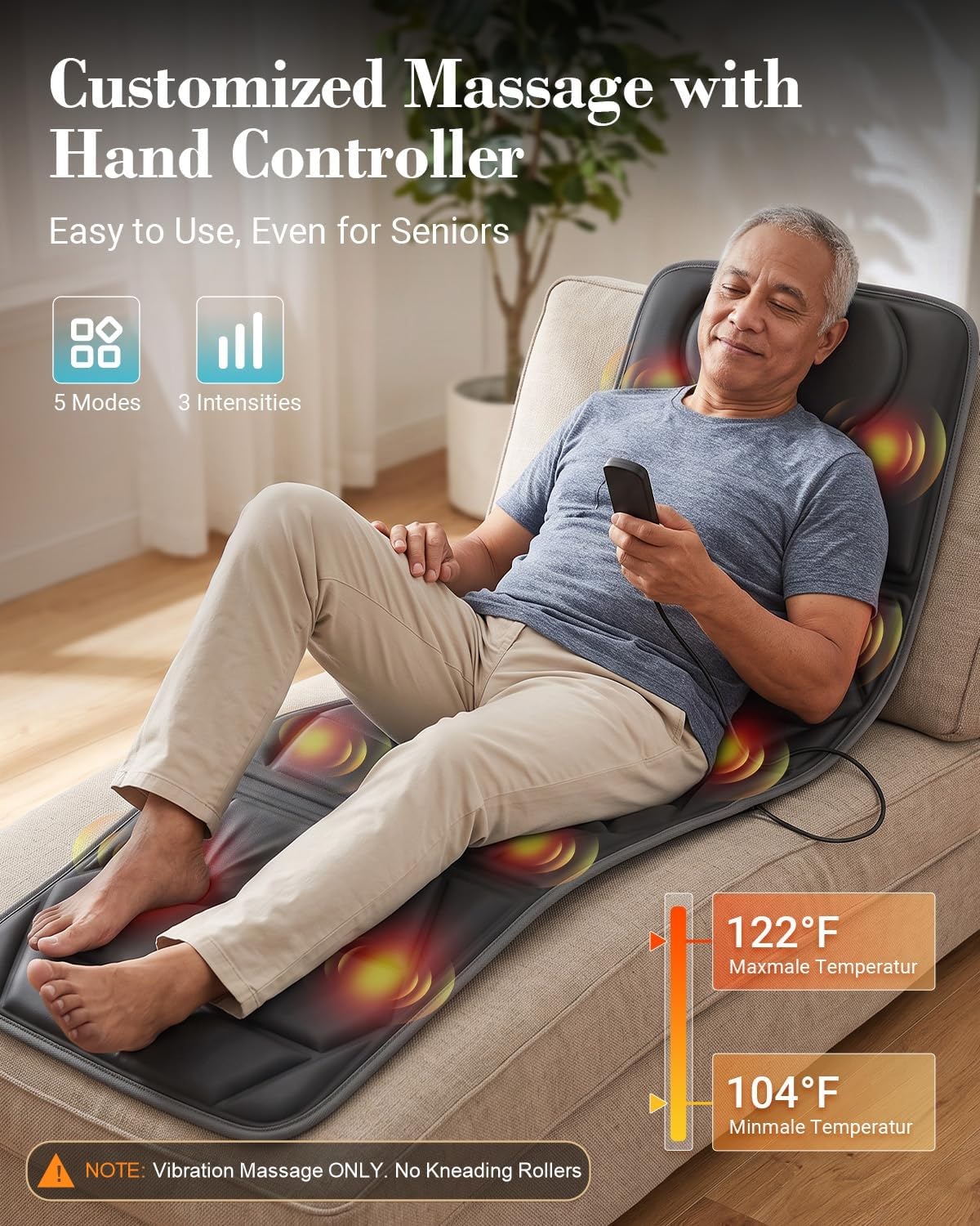 Full Body Massage Mat with Heat A51912
