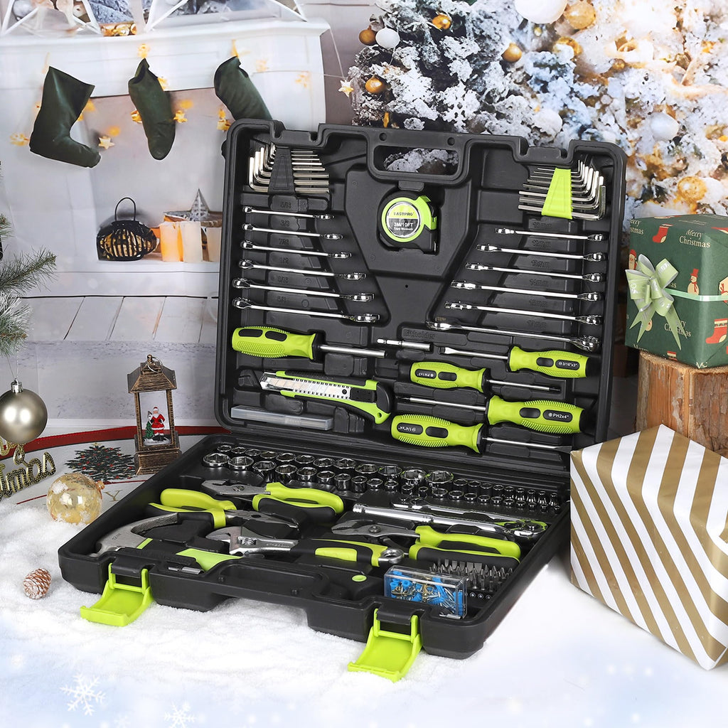 225-Piece Home Repairing Tool Kit with Tool Box K536