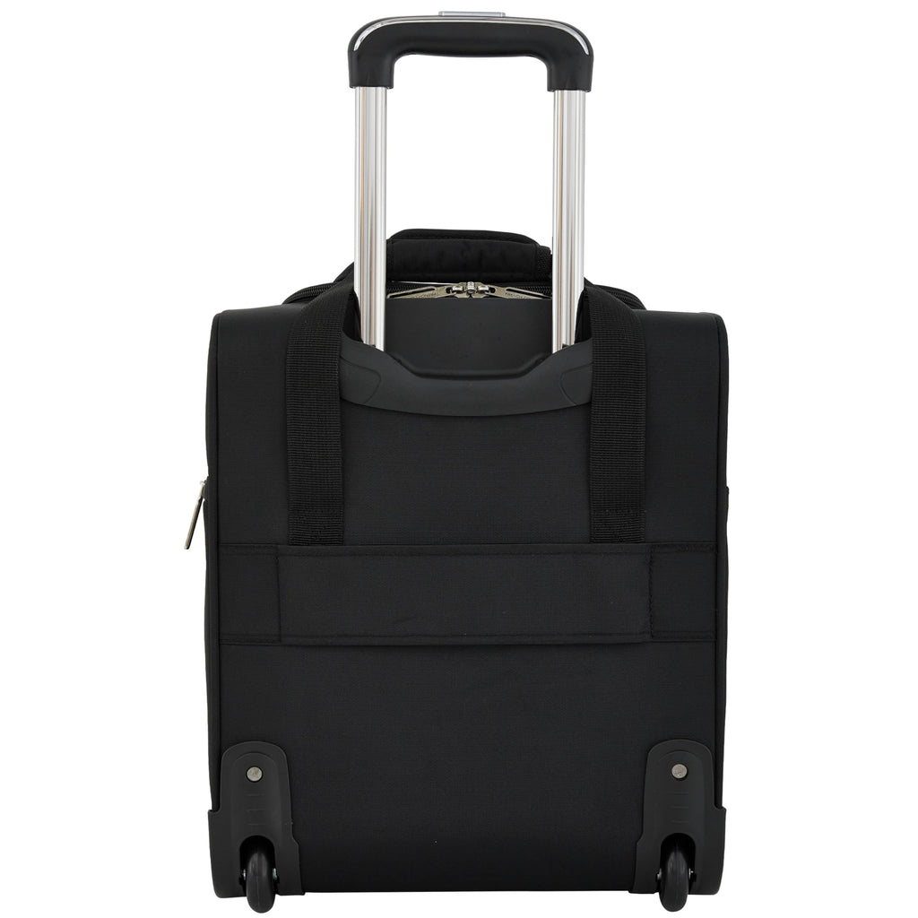 16" Underseat Carry-On Luggage with USB/USB-C Ports, Black S595