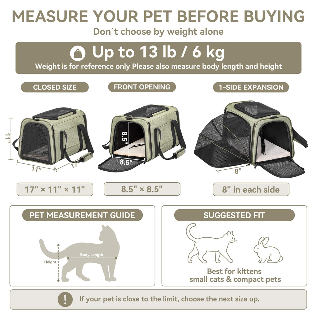 Expandable Cat Carrier Z733