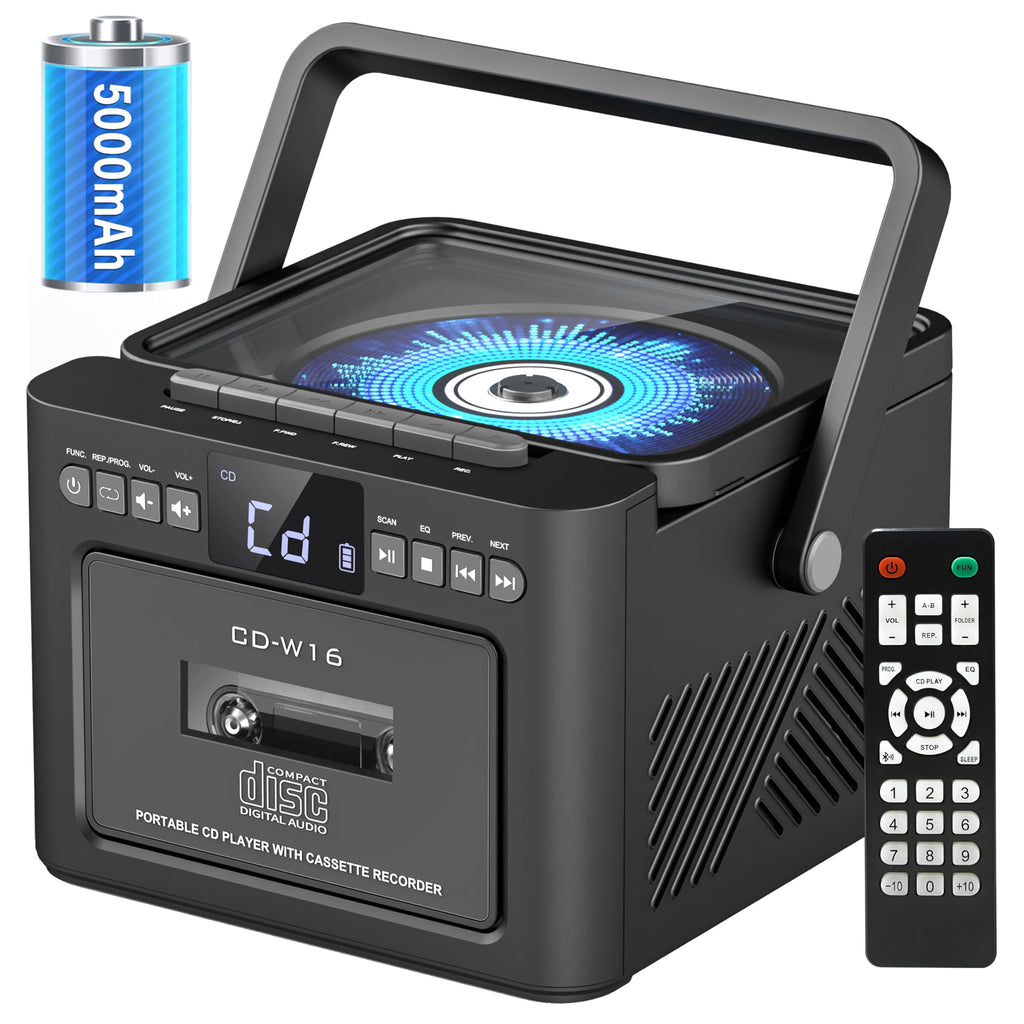 Boombox Cassette CD Player Combo with Bluetooth O26031
