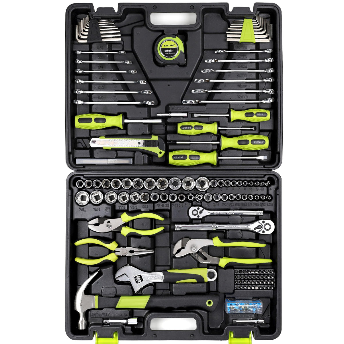 225-Piece Home Repairing Tool Kit with Tool Box K536