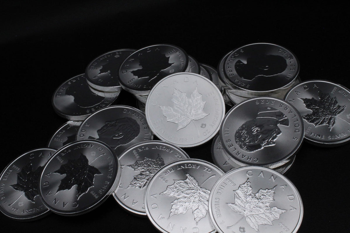 1 oz Canadian Maple Leaf Silver F623654