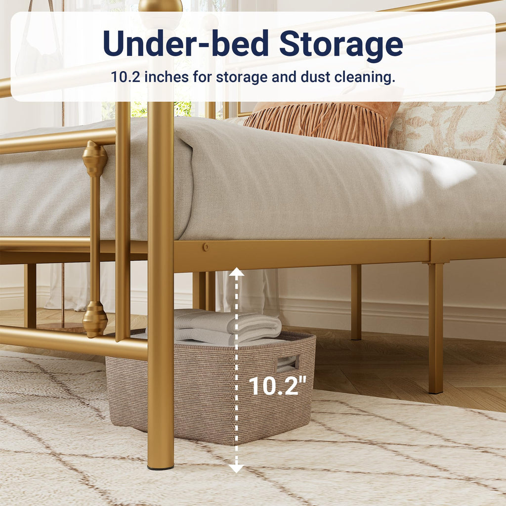 Full Size Metal Platform Bed Frame K7951