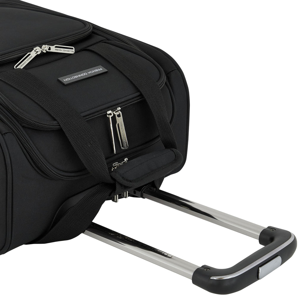 16" Underseat Carry-On Luggage with USB/USB-C Ports, Black S595