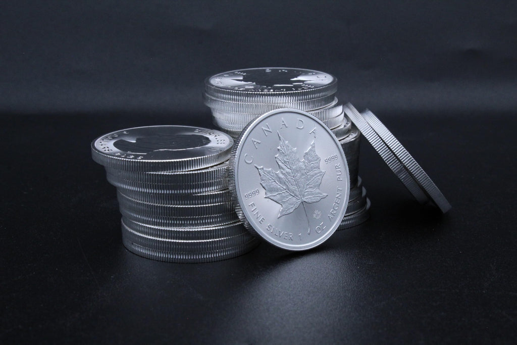 1 oz Canadian Maple Leaf Silver F623654