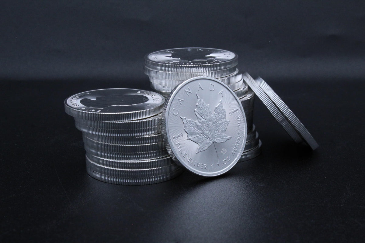 1 oz Canadian Maple Leaf Silver F623654