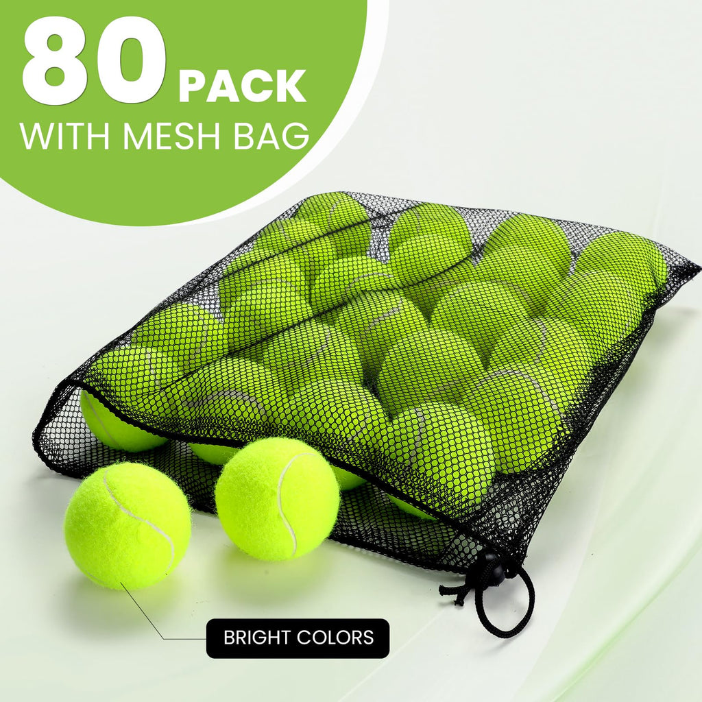 Tennis Ball 6/12/24/36/40/80 Pack Training Balls D52838
