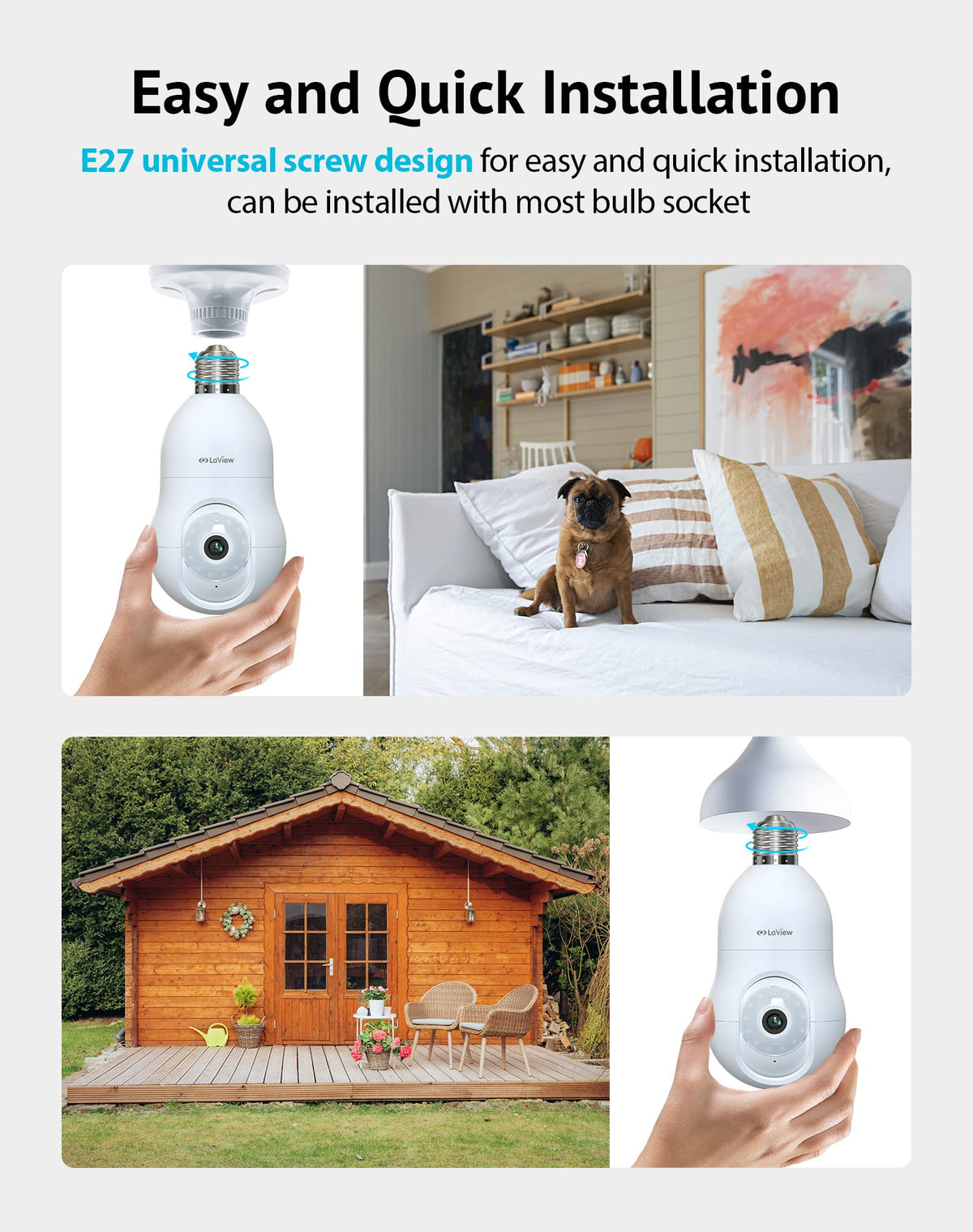 4MP 2K Security Camera 2 Pack L33482