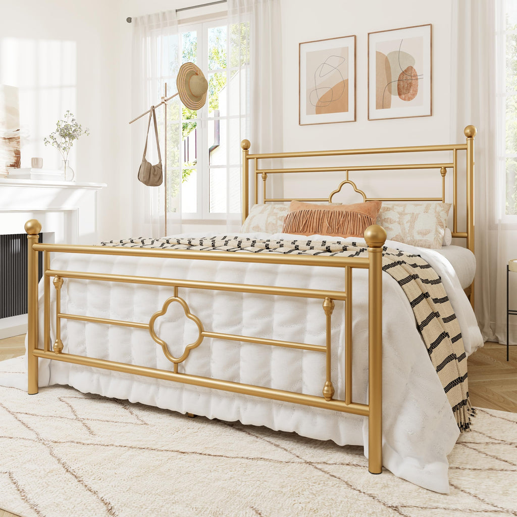 Full Size Metal Platform Bed Frame K7951