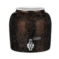 Porcelain Ceramic Crock Water Dispenser with Stainless Steel Faucet and Lid P768353