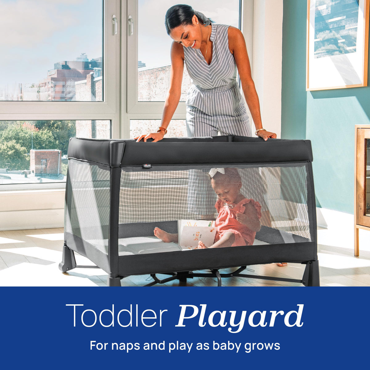 Instant Setup Playard with Bassinet and Carry Bag T320683